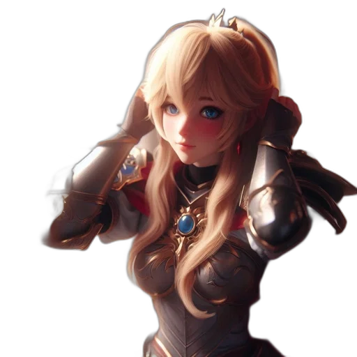robot, weapon, staff, crown transparent PNG cut-out