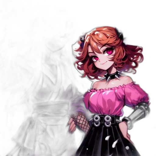 dress, staff, weapon, crown transparent PNG cut-out