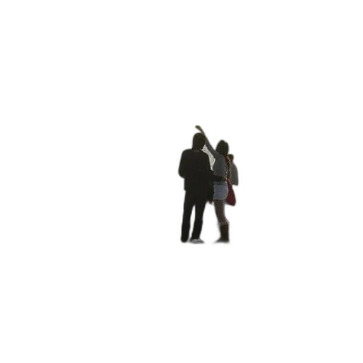 jacket, umbrella, robot, staff transparent PNG cut-out