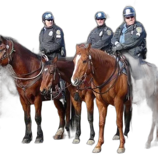 animal, concept art, three, police transparent PNG cut-out
