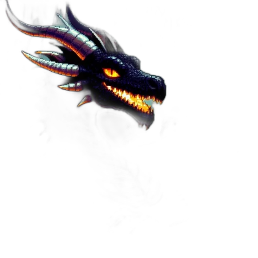 dragon, creature, animal, staff transparent PNG cut-out
