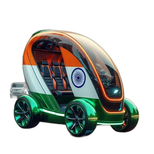 car, robot, 3d render, concept art transparent PNG cut-out
