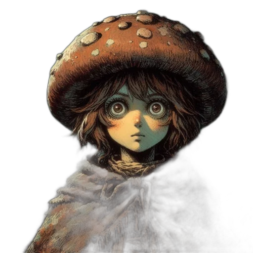 hat, face, food, staff transparent PNG cut-out