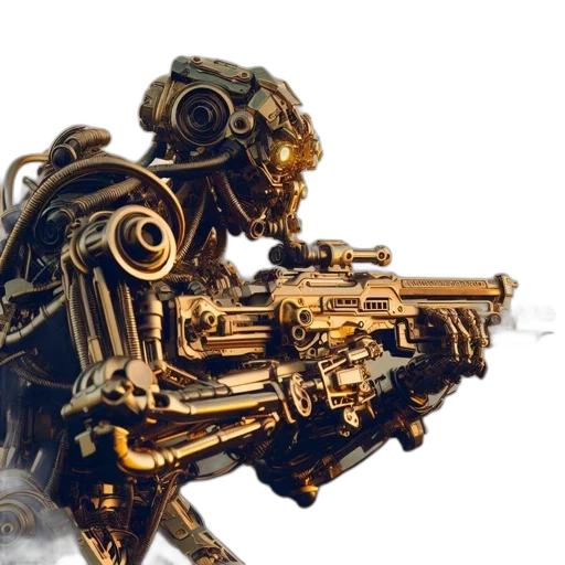 robot, weapon, sword, animal transparent PNG cut-out