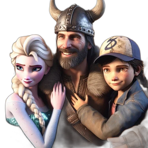 3d render, concept art, fantasy art, cartoon transparent PNG cut-out