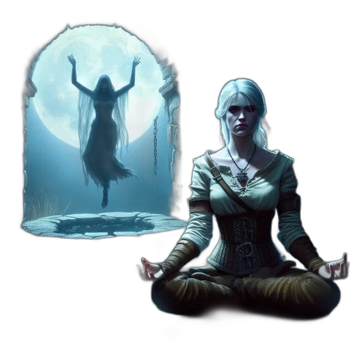 concept art, fantasy art, comic book art, pixel art transparent PNG cut-out