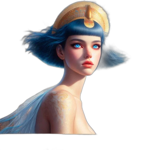hat, crown, face, staff transparent PNG cut-out