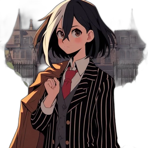 jacket, staff, dress, mask transparent PNG cut-out
