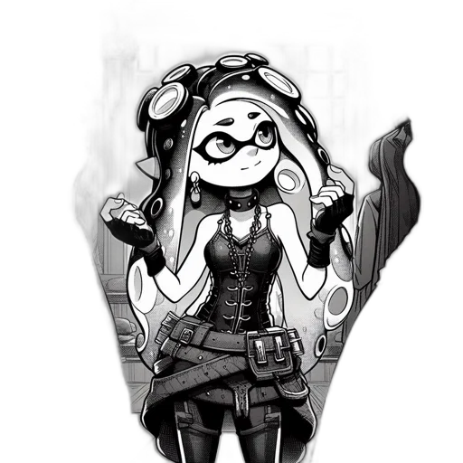 staff, weapon, dress, mask transparent PNG cut-out
