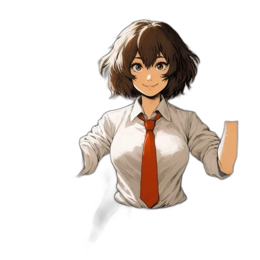 staff, dress, hair, robot transparent PNG cut-out