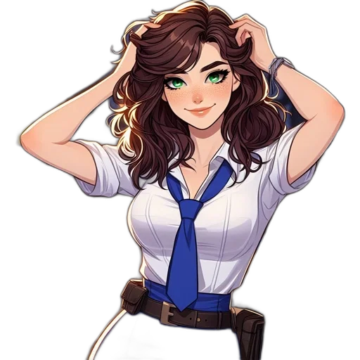 staff, dress, jacket, cartoon transparent PNG cut-out