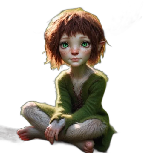 face, creature, staff, robot transparent PNG cut-out