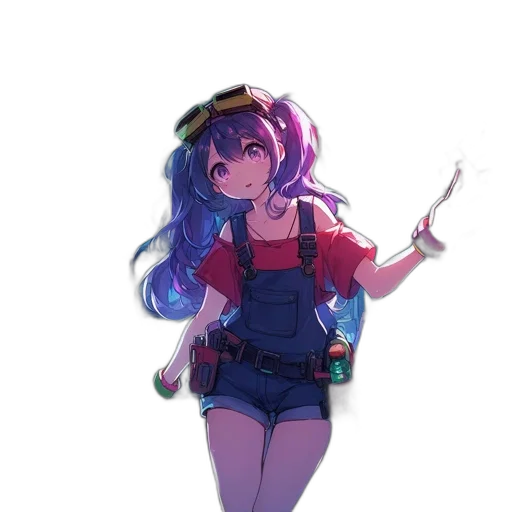 jacket, staff, weapon, hat transparent PNG cut-out