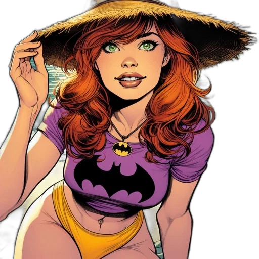 comic book art, concept art, cartoon, stylish transparent PNG cut-out