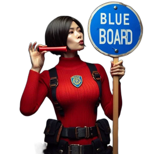 staff, concept art, comic book art, blue transparent PNG cut-out