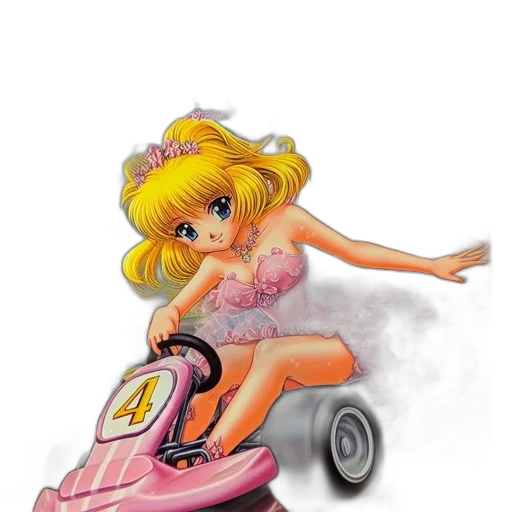 car, dress, hair, cartoon transparent PNG cut-out