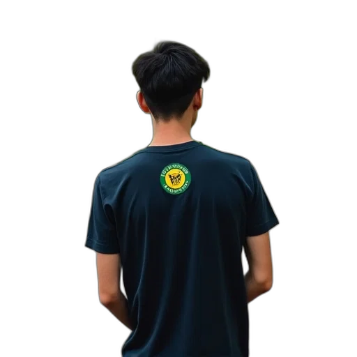 staff, jacket, 3d render, pixel art transparent PNG cut-out