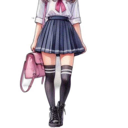dress, staff, jacket, umbrella transparent PNG cut-out