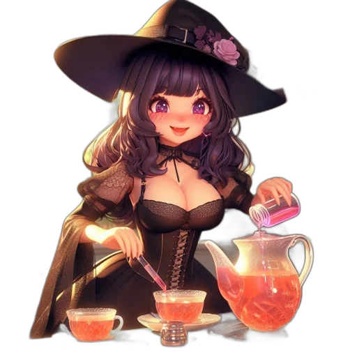 staff, dress, food, hat transparent PNG cut-out