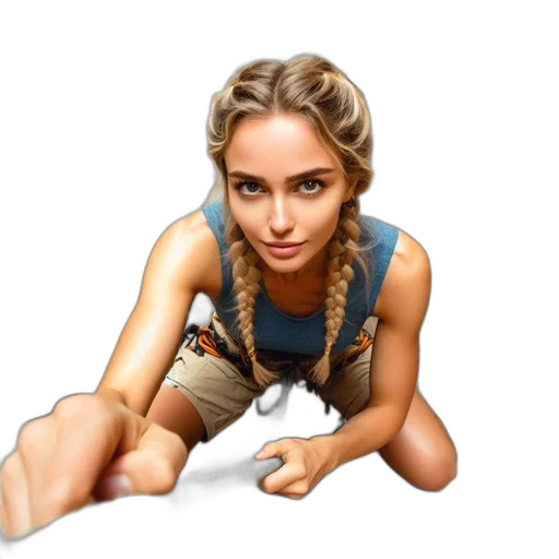 jewelry, face, weapon, hair transparent PNG cut-out