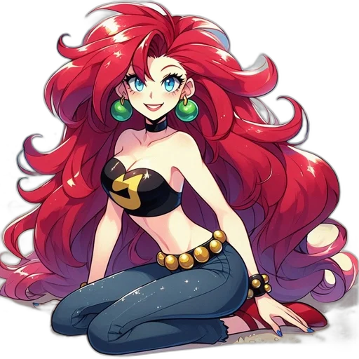 jewelry, hair, anime, pixel art transparent PNG cut-out
