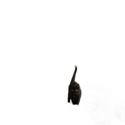 animal, hat, staff, creature transparent PNG cut-out