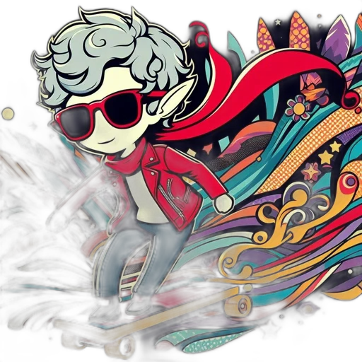 concept art, fantasy art, comic book art, cartoon transparent PNG cut-out