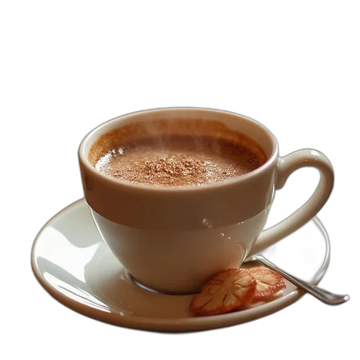 food, photorealistic, 3d render, cup transparent PNG cut-out