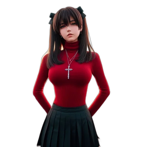 dress, robot, jacket, creature transparent PNG cut-out