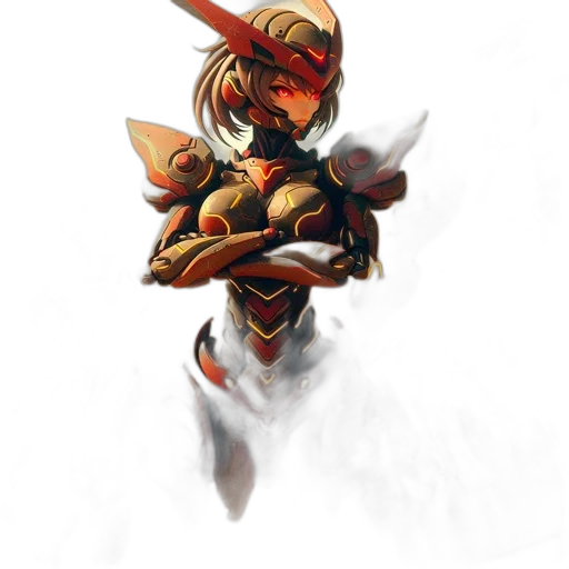 dragon, mask, staff, weapon transparent PNG cut-out