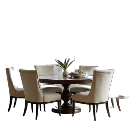 furniture, 3d render, photorealistic, earth tones transparent PNG cut-out