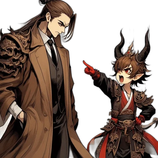 staff, concept art, two, animated transparent PNG cut-out