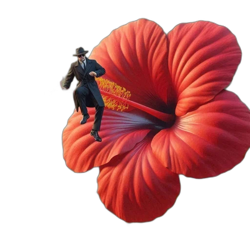 flower, umbrella, hat, weapon transparent PNG cut-out