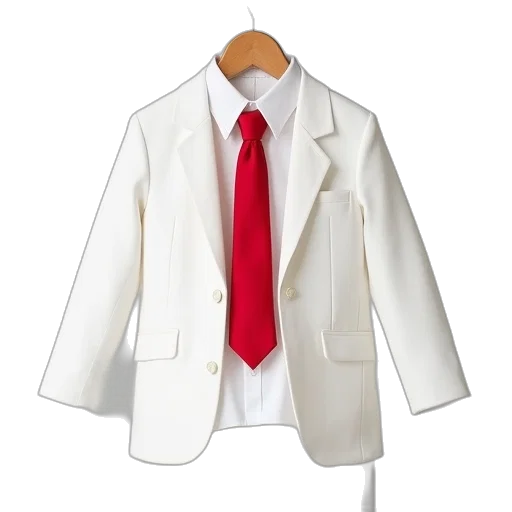 jacket, staff, white, suit transparent PNG cut-out