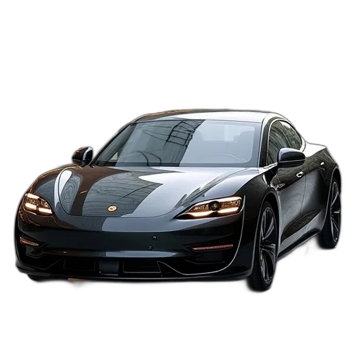 car, weapon, photorealistic, 3d render transparent PNG cut-out