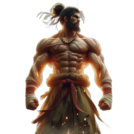 concept art, fantasy art, comic book art, 3d render transparent PNG cut-out
