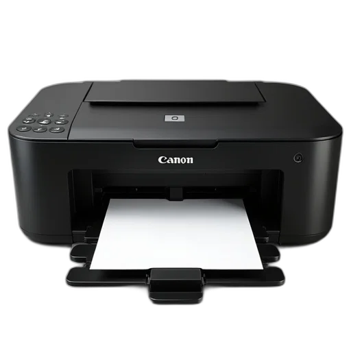 robot, black, canon, printer transparent PNG cut-out