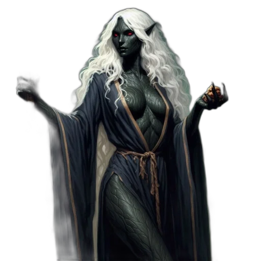 staff, dress, creature, dragon transparent PNG cut-out