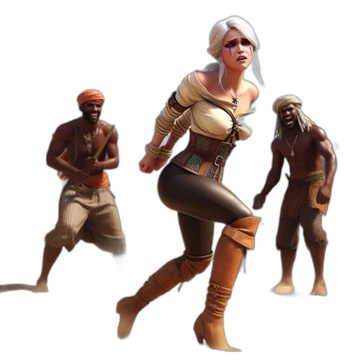 concept art, fantasy art, 3d render, comic book art transparent PNG cut-out