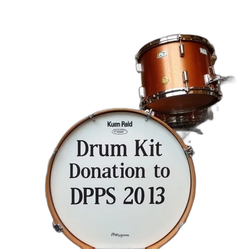 drum, kit, displayed, sign transparent PNG cut-out