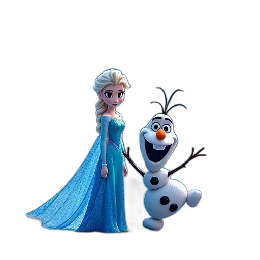 dress, 3d render, concept art, snow transparent PNG cut-out