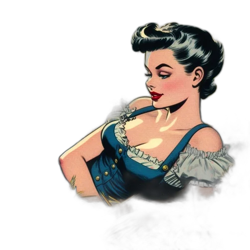 dress, jewelry, comic book art, concept art transparent PNG cut-out