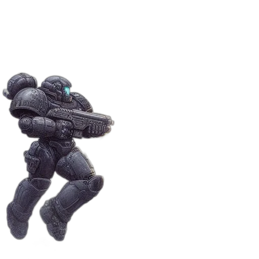 weapon, robot, staff, creature transparent PNG cut-out