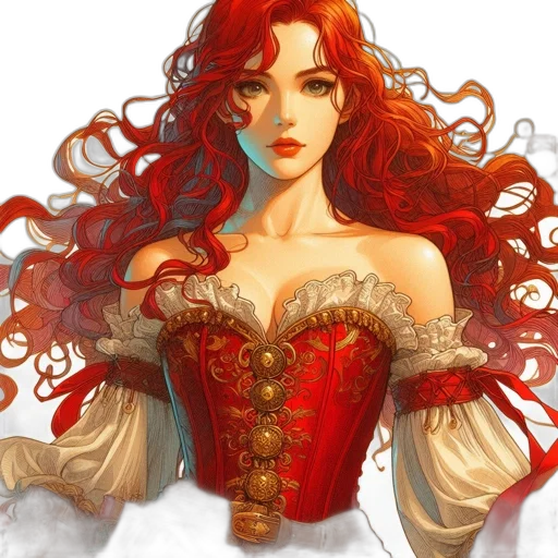 dress, crown, fantasy art, concept art transparent PNG cut-out