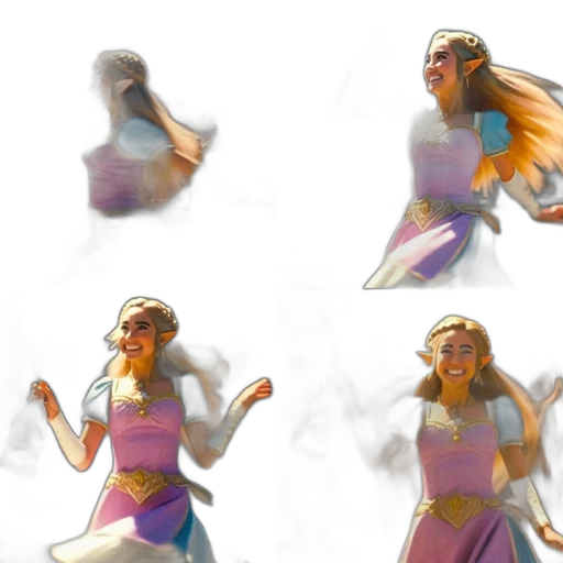 dragon, dress, concept art, 3d render transparent PNG cut-out