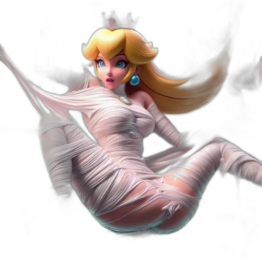 dress, concept art, fantasy art, 3d render transparent PNG cut-out