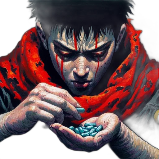 comic book art, concept art, cyberpunk, fantasy art transparent PNG cut-out