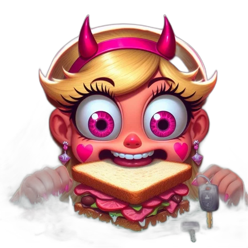 face, creature, mask, crown transparent PNG cut-out