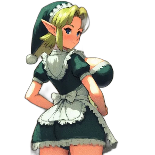 dress, staff, crown, hat transparent PNG cut-out