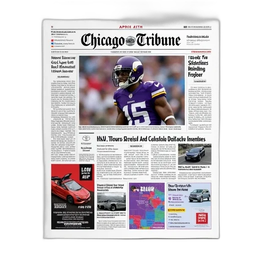 digital, newspaper, page, various transparent PNG cut-out